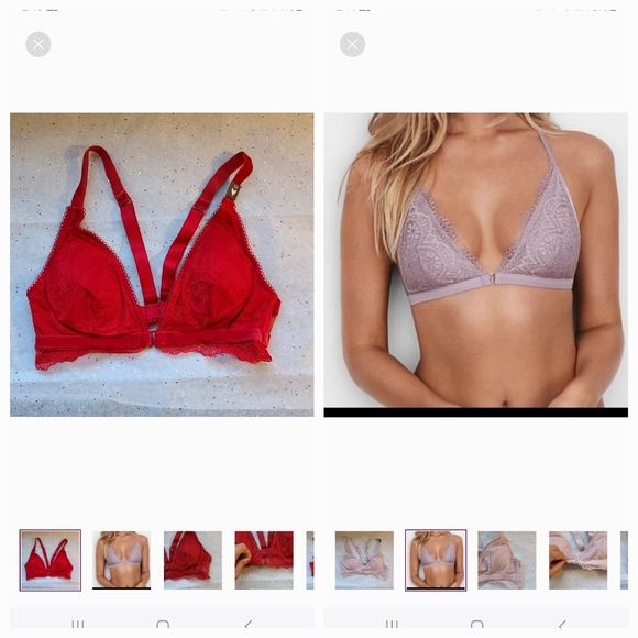 Victoria's Secret Other - BUY 1 GET 1 FREE VICTORIA SECRET RED MESH BRALETTE